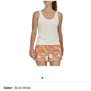 Patagonia Women's Trail Harbor Tank Top. Size medium. Color Birch white